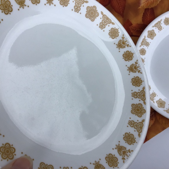 3 Corelle by Corning Butterfly Gold Salad Plates Vintage Set USA - Picture 7 of 14